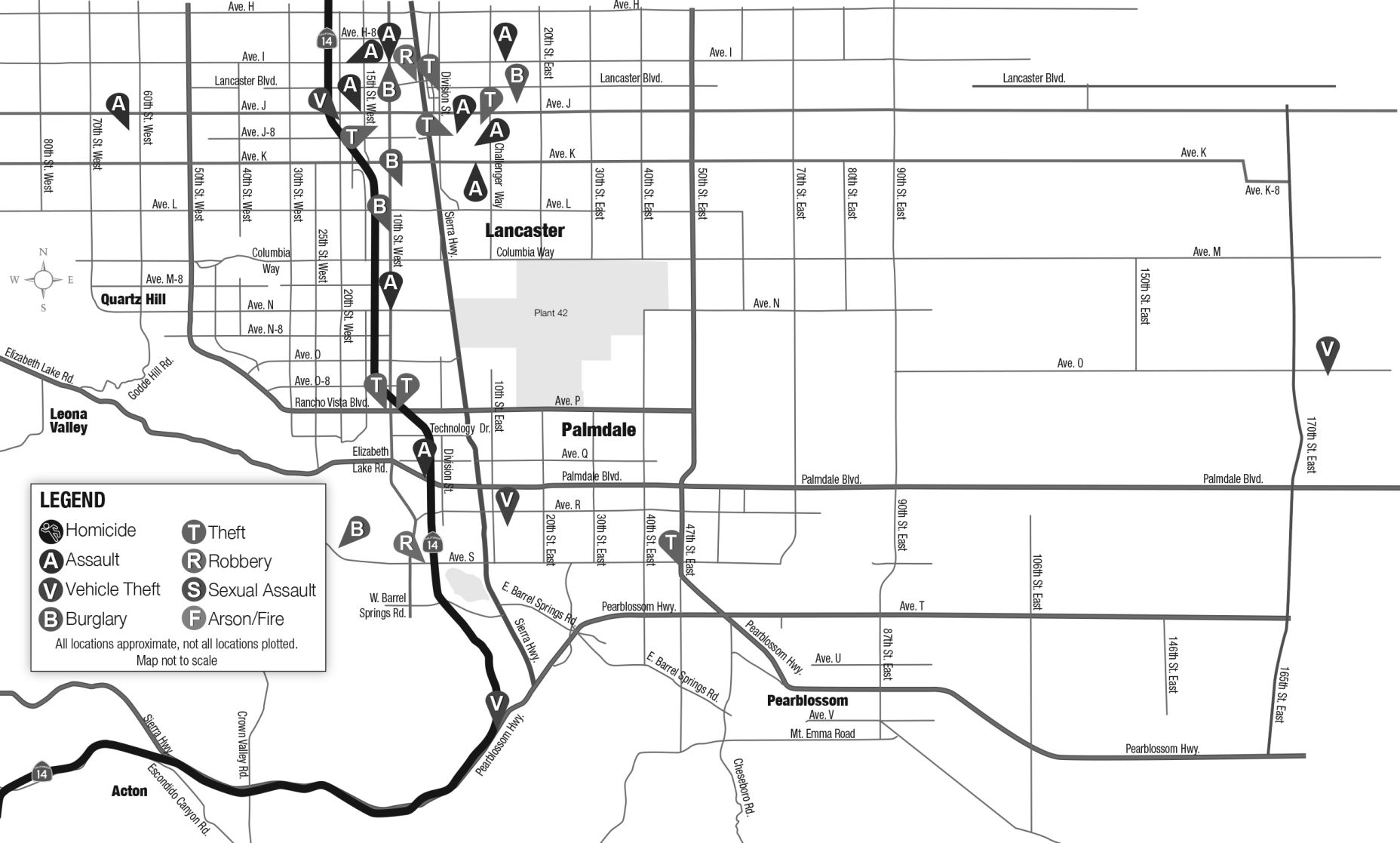 Antelope Valley crime blotter, January 7, 2020